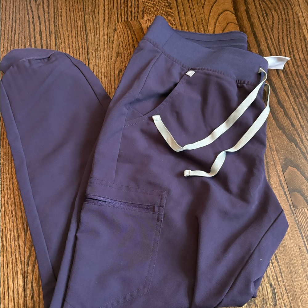Figs Technical Collection Pants in Deep Purple